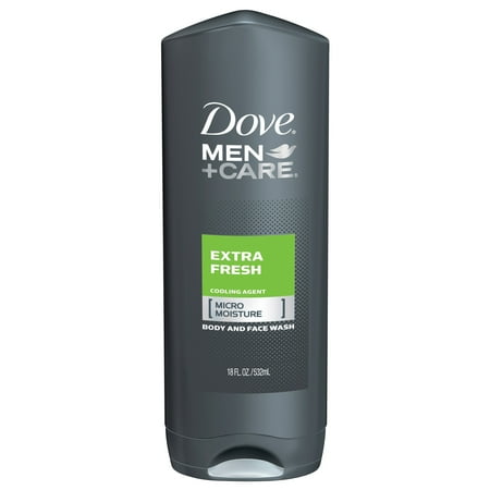 (3 pack) (3 pack) Dove Men+Care Extra Fresh Body Wash, 18 oz