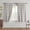 Black-52"W x 63"L (Pack of 2), variant on Blackout Plaid Linen Curta45 Inches Long Double Layer Farmhouse Thermalulated Checkered Print Drapes With Rod Pocket Tab For Small Window 2 Panels 52" Wide Black