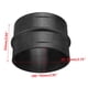 thumbnail image 3 of Riwesomey Conducto de ventilación de aire de 75mm, salida de tubo plano, conector de unión de escape resistente al desgaste, tubo de manguera de Vehículos, repuestos y accesorios Mis 1 PC Riwesomey VI022335-01B, 3 of 6
