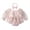 Pink, variant on Infant Baby Girl Photoshoot Clothes Flower Mesh Romper Dress Cake Smash Princess Jumpsuit 1-18M