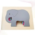 thumbnail image 4 of Animal Puzzle, Wooden Puzzle Toys for Children Kids, Early Education Multi-Layer Toddler Puzzles 1-3 Years(Elephant) Ormromra WRLF-261, 4 of 7