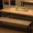 thumbnail image 6 of Jamie Young Co Farmhouse Traditional Iron/Wood Bench in Natural/Black, 6 of 6