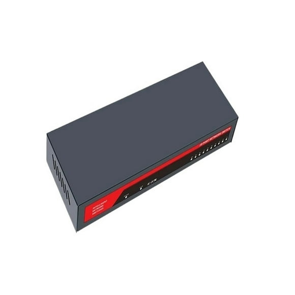 10 Port Gigabit Network Switch 10/100/1000Mbps 8 Port Gigabit With 2 Uplink Ports IEEE 802.3af/at Fast Ethernet Switch ,Security