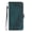 Green, variant on Wallet Case for Xiaomi Redmi K80 Pro with Card Holder, Cash Pocket, Kickstand, Magnetic Clasp & Wrist Strap, Geometric Texture Folio Cover Black