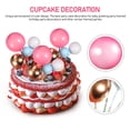 thumbnail image 4 of GOOHOCHY 40 PCS Mini Balloon Pastel Toppers Toppers Ball Ball Picks Balls Bolas de pastelería Diy Insertar decoraciones para hornear, 4 of 7