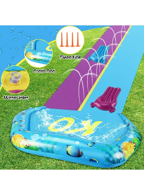 kapok Puno Behoren Lawn Water Slides in Water Slides | Multicolor - Walmart.com