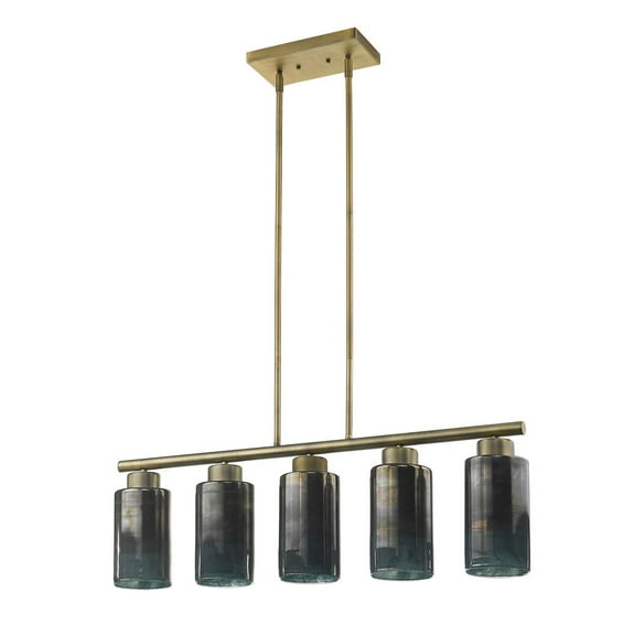 Trend Lighting TP20051BR Monet 5-Light Brass Pendant