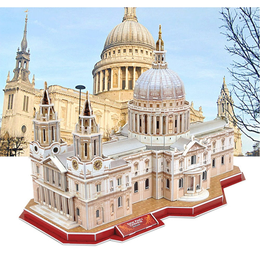 3D Puzzle Saint Paul's Cathedral Architecture Building Model Kits