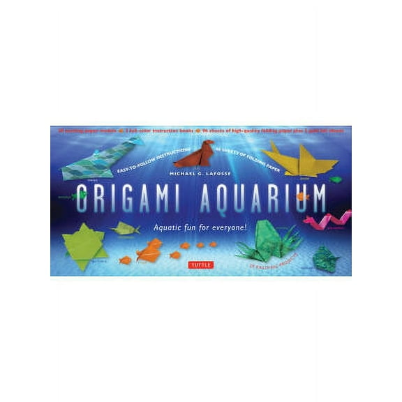 Origami Aquarium Kit : Aquatic fun for everyone!: Kit with Two 32-page Origami Books, 20 Projects & 98 High-Quality Origami Papers: Great for Kids & Adults! (Mixed media product)