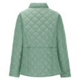 thumbnail image 6 of Ndbuld Tops for Women Women Top Ladies' Casual Loose Color Blocked Fashionable Round Neck Long Sleeved Loose Sweatshirt Long Sleeved Round Neck Sweatshirt Hooded Sweatshirt ,Green,XL, 6 of 9