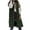 Green, variant on Lindreshi Puffer Vest Women Plus Size Women's Solid Color Hooded Single-Breasted Mid-length Padded Vest Sleeveless Pocket Jacket