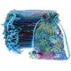thumbnail image 5 of 100 bolsas de organza azul con cordón para joyas, patrón coralino, caramelo, chocolate, fiesta, Navidad, boda, bolsas de regalo, 3.5 x 4.7 pulgadas (azul) oso de fresa Electrónica, 5 of 6