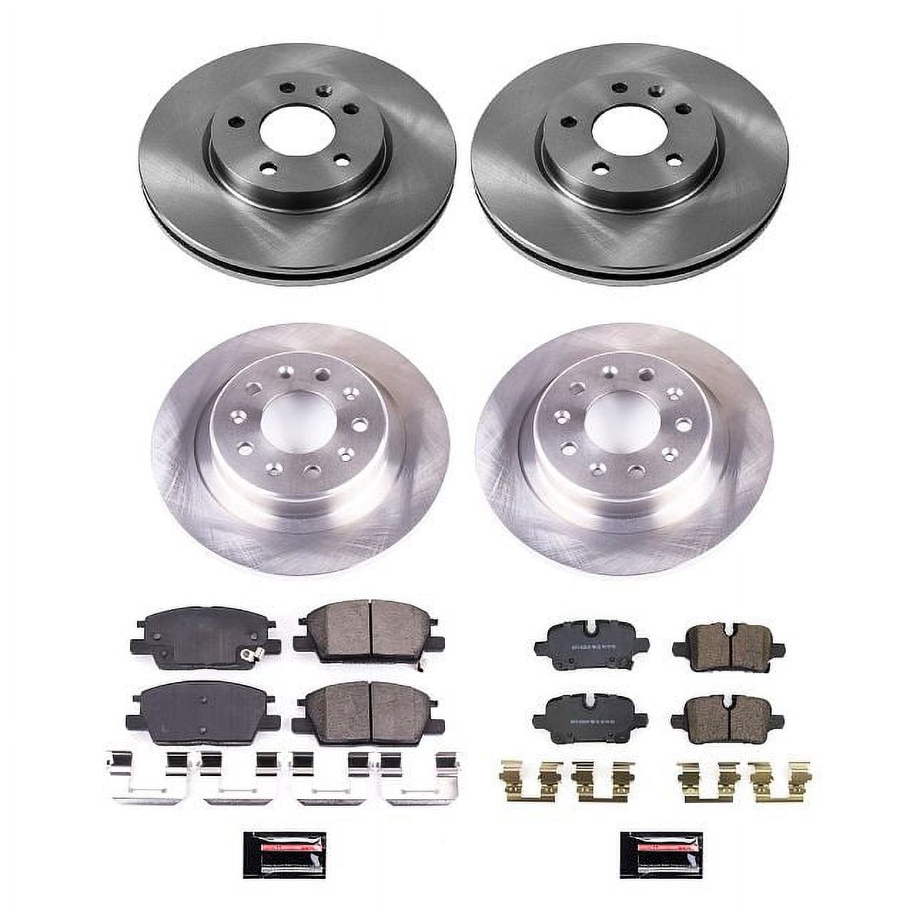 PowerStop Front and Rear Stock Replacement Brake Pad and Rotor Kit Fits: CHEVROLET Select Models KOE8685