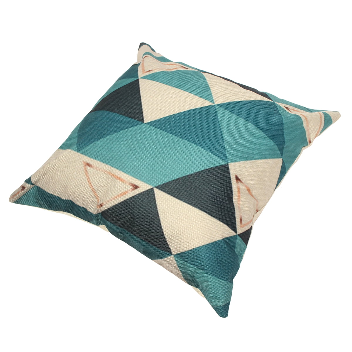 Blue Deer Simple Style Couch Cushion Pillow Covers 18x18 Square