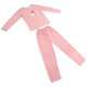 thumbnail image 5 of FENGGUIQU Pijama De Manga Larga Para Mujer En Conjunto Dos Piezas Rosa Cuello Redondo Cómodo Y Cálido, 5 of 6