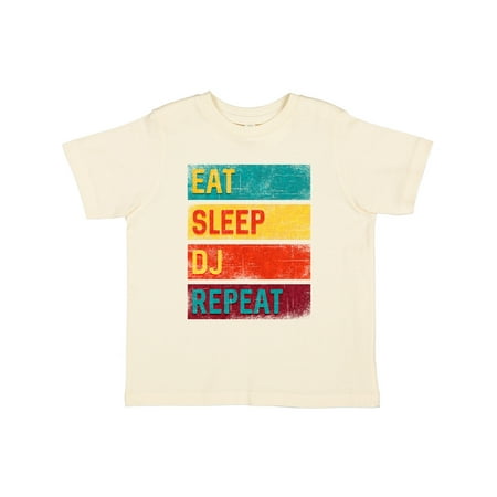

Inktastic DJ Eat Sleep DJ Repeat Music Gift Toddler Boy or Toddler Girl T-Shirt