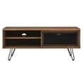 thumbnail image 5 of Modway Nomad Modern Wood Grain Laminate TV Stand for TVs up to 52" in Walnut, 5 of 8