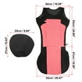 thumbnail image 6 of Universal Front Car Seat Cover Kit Cloth Fabric Seat Protector Pad Fit for Car Truck Red, 6 of 6
