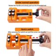 thumbnail image 4 of Mini Table Vise Clamp, Adjustable Jaw Press Vise for Woodworking, Jewelry Making, DIY Projects, 4 of 10