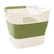 thumbnail image 2 of Cesta de lavandería plegable, organizador de almacenamiento, cesta multifunción con asas Verde, 2 of 9