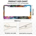 thumbnail image 3 of Coolnut Funny Cats Colorful License Plate Frames - Universal Aluminum License Plate Covers with Screws, 2 Pack Holder Car Accessories for Front and Rear Plates Home Decor, 3 of 6