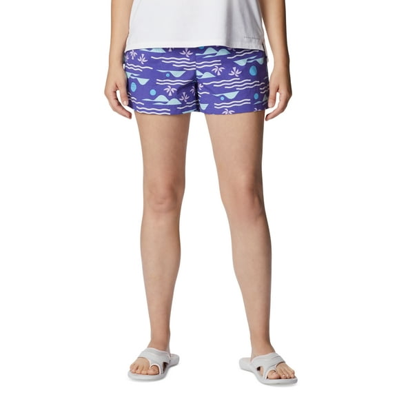 Columbia Women Regular fit Athletic Shorts Medium Purple