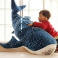 thumbnail image 1 of EASTIN Cute Shark Plush Toy Big Fish Cloth Doll Whale Stuffed Children Birthday Gift, 1 of 11