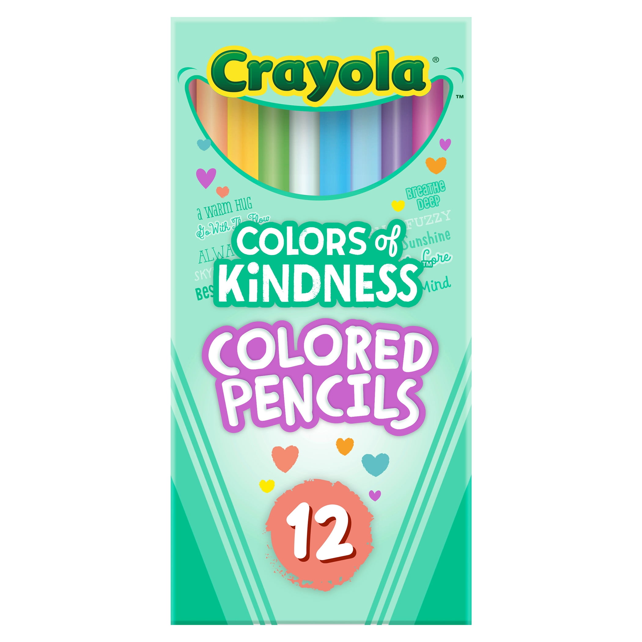 Crayola Colors of Kindness Colored Pencils, 12 Per Pack, 12 Packs
