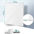 thumbnail image 7 of 12 Pack Acoustic Panels, 12 X 12Inch Decorative Soundproofing Panels, Wall and Ceilin12L686, 7 of 7