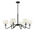 thumbnail image 6 of Trade Winds Lighting 6-Light Chandelier In Matte Black, 6 of 7