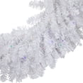 thumbnail image 4 of Pre-Lit White Pine Battery Operated Christmas Wreath - 36" - Multicolor LED Lights, 4 of 7