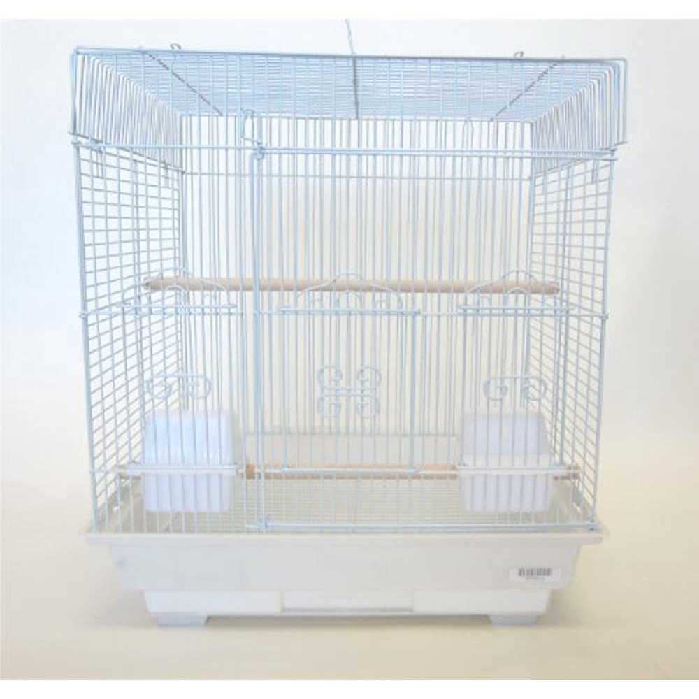 YML 3/8Inch Bar Spacing SquareTop Small Bird Cage, 18Inch by 14Inch