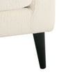 thumbnail image 4 of Noble House Modern Fabric Loveseat Indoor Seating  for Living Room,Bedroom,Apartment recommended, White, 4 of 8