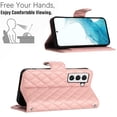 thumbnail image 6 of for Samsung Galaxy S22 Plus Wallet Case, Elegant Card Holder Cash Slot PU Leather Kickstand Shoulder Strap Shockproof Protective Flip Women Girls Case Cover for Samsung Galaxy S22 Plus, Coralpink, 6 of 6