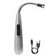 thumbnail image 1 of Encendedor de arco eléctrico giratorio de 360°, encendedor de pulso USB sin llama, a prueba de viento para barbacoa (plateado), 1 of 8