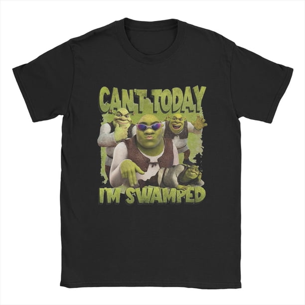 Can't Today I'm Swamped camisetas Harajuku algodón versátil Vintage manga corta diario ropa de calle divertida Tops Unisex