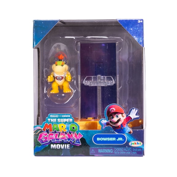 The Super Mario Galaxy Movie 1.5 inch Bowser Jr. Action Figure with Star Launcher Accessory