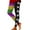 Black, variant on Fvwitlyh Pantoufles Pour Femmes Ladies High Waisted Lifting Black & White Flower Digital Printed Skinny Breathable Sports Yoga Bottom Pants Black,M