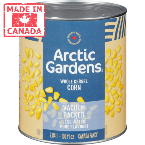 Arctic Gardens Maïs en Grains Entiers Premium – 2,84l (100 oz) Pack de Service Alimentaire en Vrac