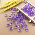 thumbnail image 3 of 200Pcs Acrylic Plastic Gem Stone Ice Rocks Table Scatter Vase Fish Tank Decoration Purple, 3 of 6