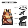 thumbnail image 4 of Yiaed Starfish Sunset Sea Beach Print School Backpack College Backpack Daypacks for Students High School Spacious and Durable Daypack for Work and Travel-One Size, 4 of 6