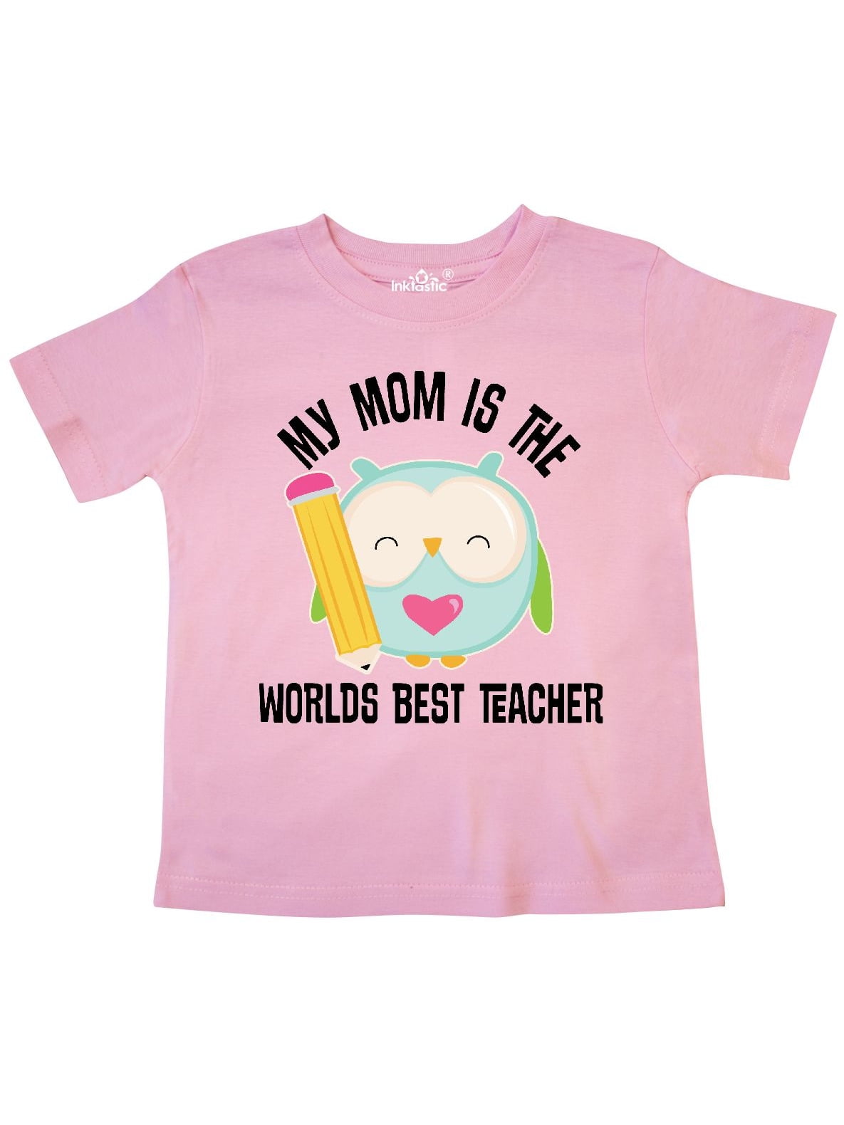 inktastic Teacher Mom School Owl Toddler T-Shirt 
