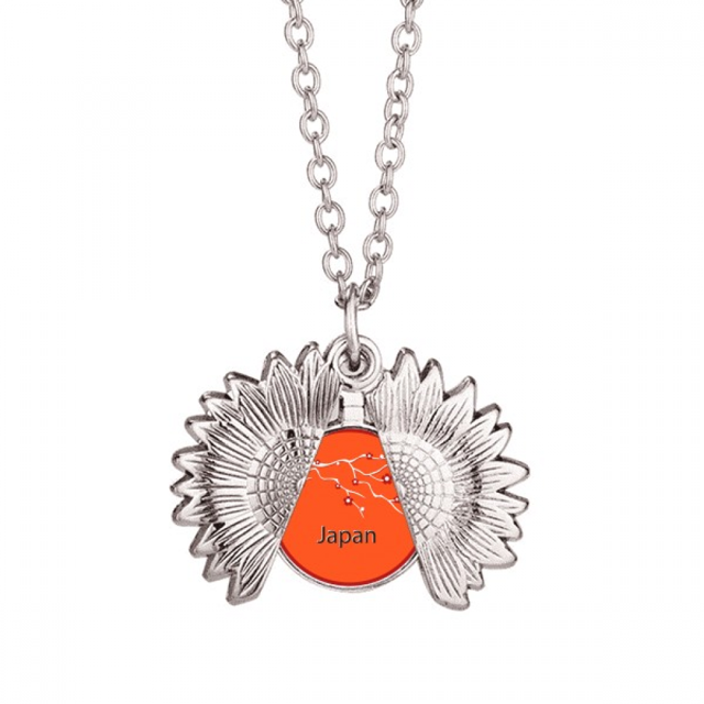 Japon sakura patrón de Arte cultura Collar de girasol collar collar collar colgante