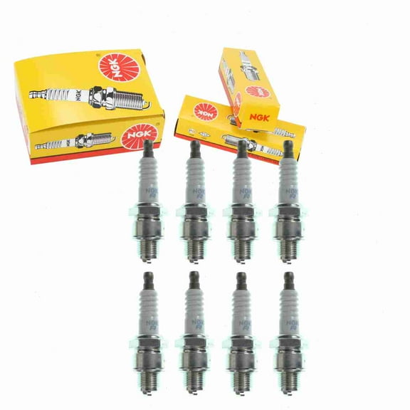 8 pc NGK 6715 Standard Spark Plugs for Ignition Wire Secondary