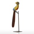 thumbnail image 1 of Tooarts Pájaro de Cola Larga Escultura de Resina Ornamento De Fibra De Vidrio Decoración I Tomfeel Escultura de resina, 1 of 7