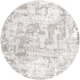thumbnail image 6 of Livabliss Area Rugs for Living Room, 9ft Round Venice Modern Medium Gray Round Rug, Bedroom Dining Room Home Decor Stain Resistant Carpet (7'10" x 7'10"), 6 of 8