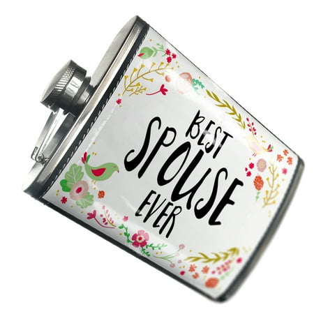 

NEONBLOND Flask Happy Floral Border Spouse