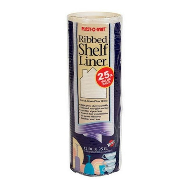 Warp Brothers PM120Q 12 in. x 20 ft. PlastOMat Ribbed Shelf Liner