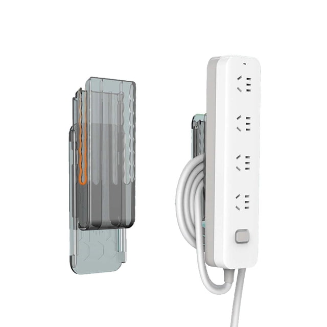 Soporte para enchufes Estante de almacenamiento Enchufe de router Enchufe de cable Tablero de almacenamiento Montado en la pared Organizador de cable de alimentación