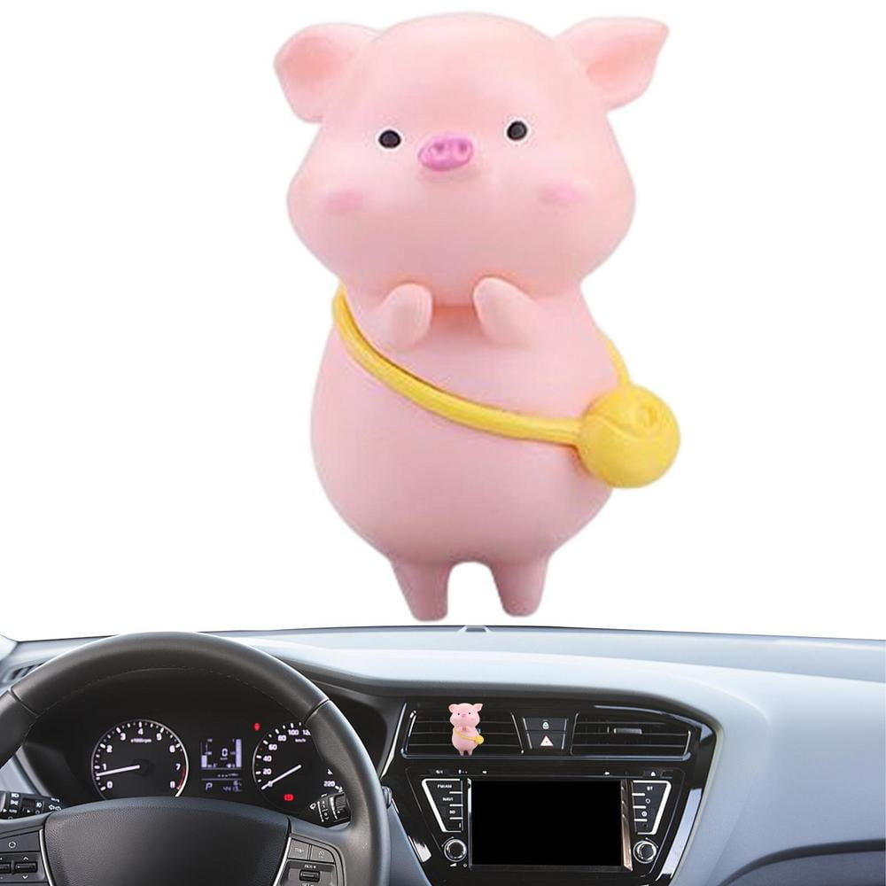 Tohuu Cute Car Air Freshener Lovely 3D Pig Air Vent Clips Pink Pig